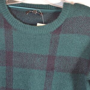Green/Black Pull Over Sweater SZ S/P NWT